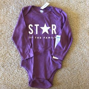 NWT Old Navy “Star of the Family” Onesie